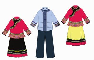 土苗服飾對比 帶你體驗(yàn)土苗民俗風(fēng)情